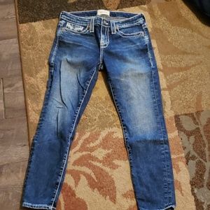 Big star cropped/capri jeans